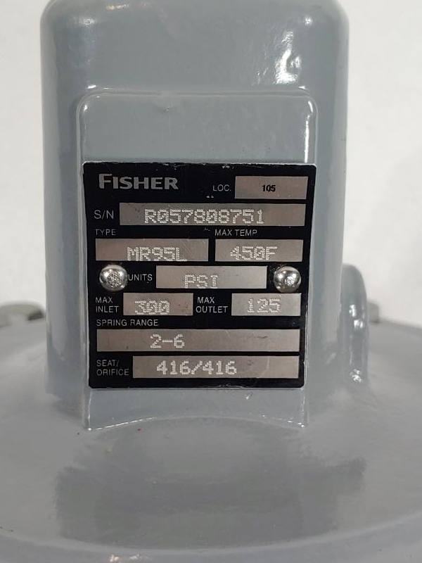 Fisher 1/2" WCC MR95L Pressure Regulator