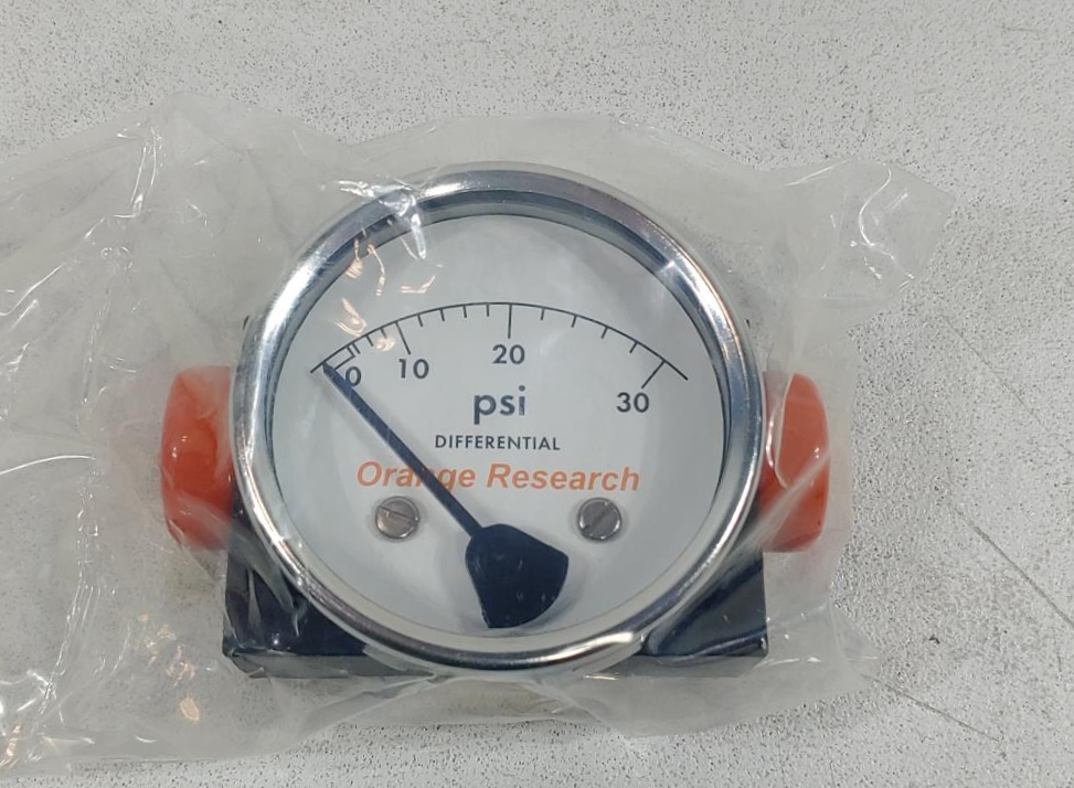 Orange Research 1/4" FNPT Differential Pressure 0-30 PSID Gauge 1201PG-1A-2.5B