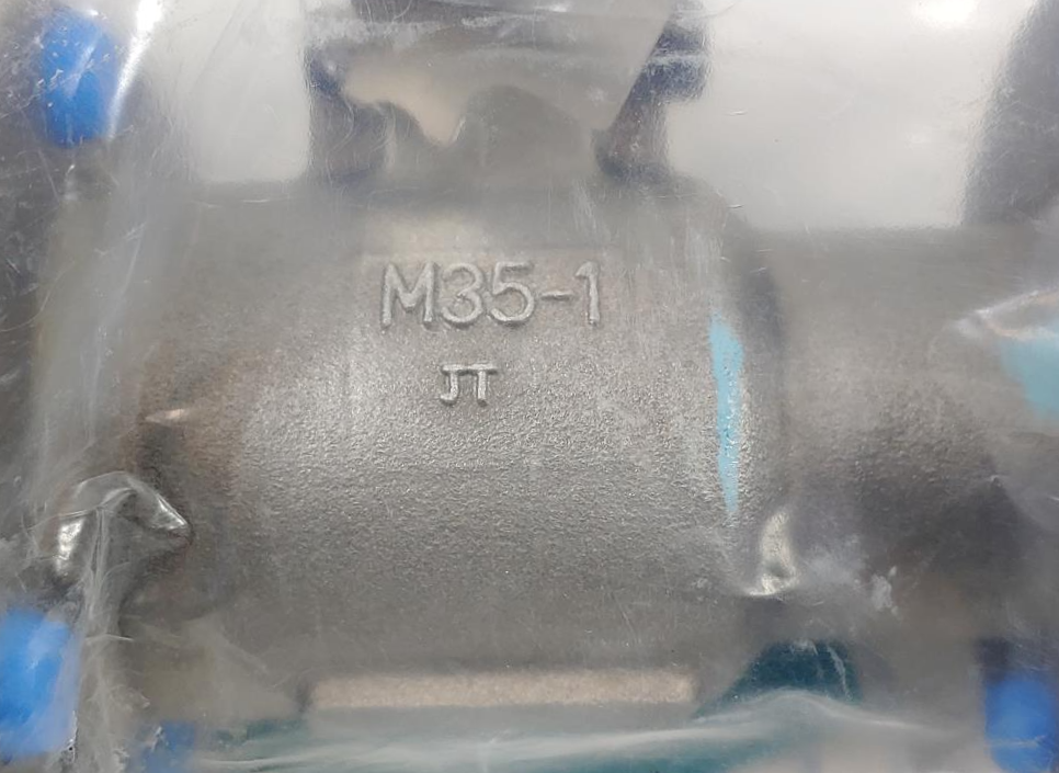 Jamesbury 1-1/2" 150# Monel M35 Chlorine Ball Valve 1-1/2" 7150317100TZ4AF