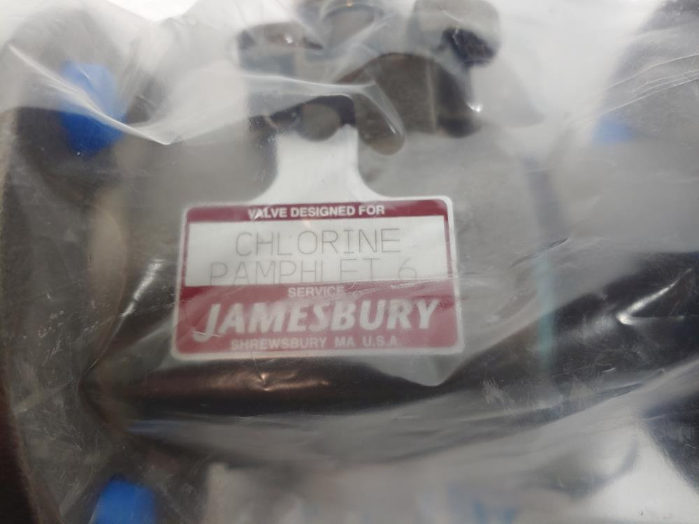 Jamesbury 1-1/2" 150# Monel M35 Chlorine Ball Valve 1-1/2" 7150317100TZ4AF
