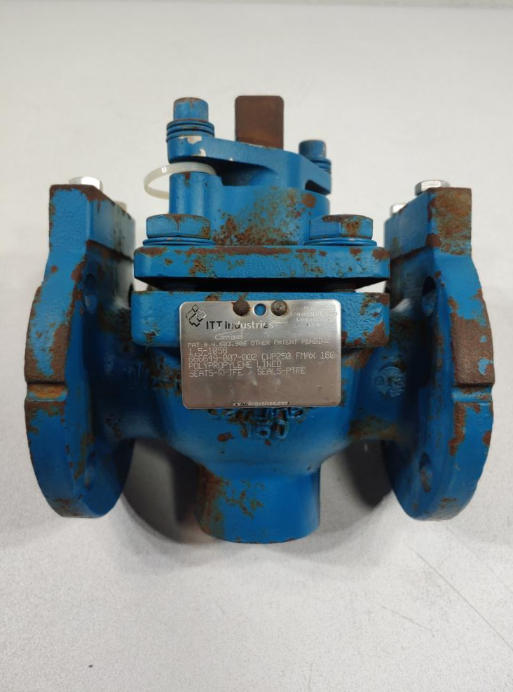 ITT Industries Cam-Line 1-1/2" 150# Polypropylene Lined Ball Valve 1.5-1058