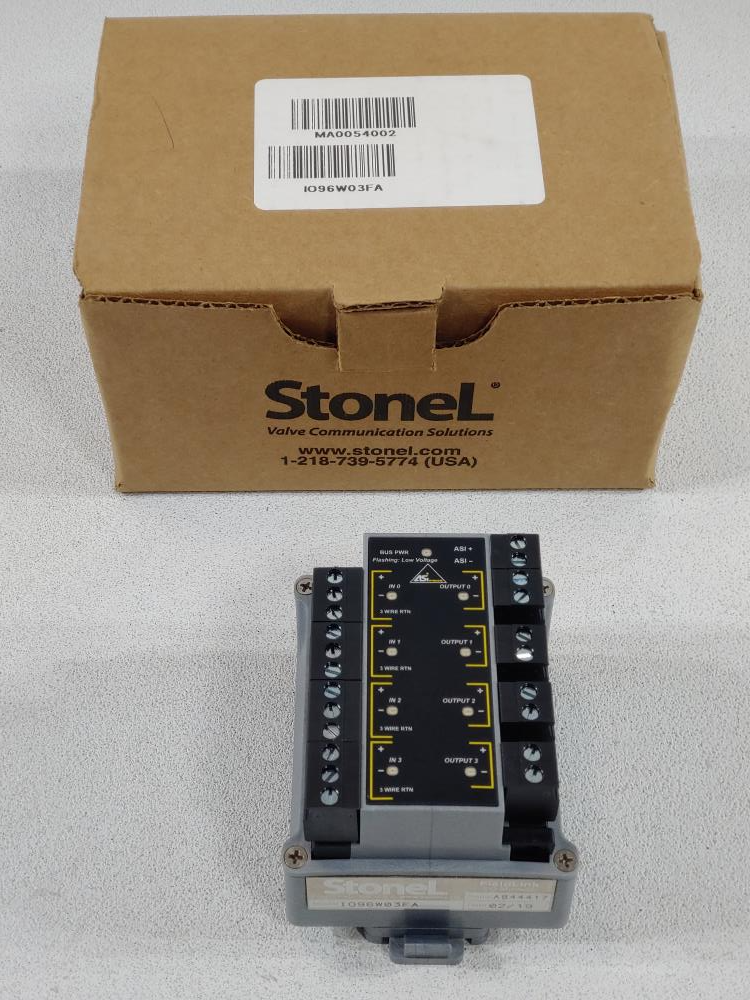 StoneL FieldLink Advanced I/O Module with AS-Interface Protocol Model# IO96W03FA