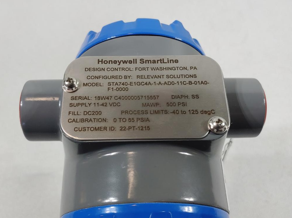 Honeywell STA700 SmartLine Absolute Pressure Transmitter STA740-E1GC4A