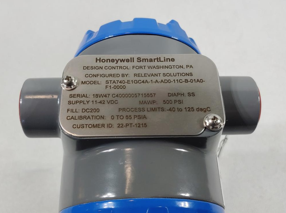Honeywell STA700 SmartLine Absolute Pressure Transmitter STA740E1GC4A