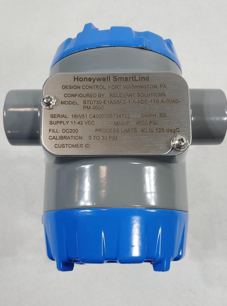 Honeywell STD700 SmartLine Differential Pressure Transmitter STD730-E1AS6AS