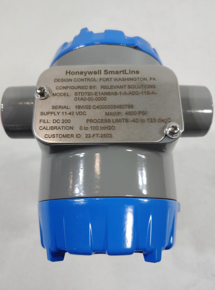 Honeywell STD700 SmartLine Differential Pressure Transmitter STD720-E1AN6AS