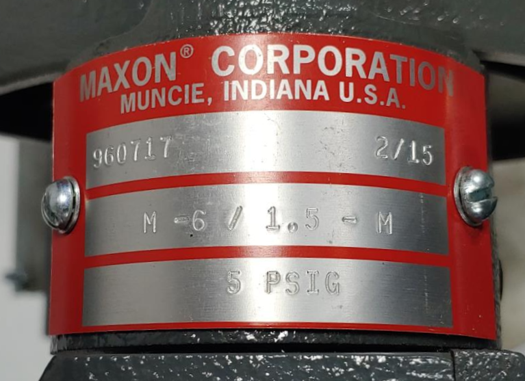 Honeywell Maxon 960717 Duplex Micro-Ratio Control Butterfly Valve M-6/1.5-M