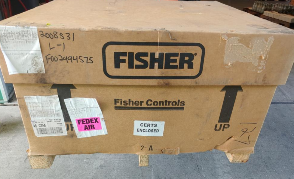 Fisher Controls 1" 600# CF8M ET Valve Size 34i 667 Actuator Fieldvue Positioner