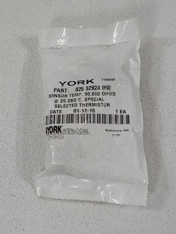 Genuine OEM YORK Temperature Sensor 025-32924-000