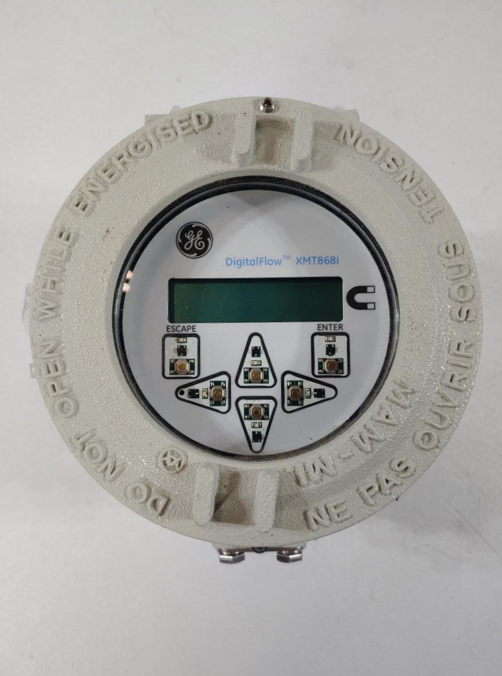 GE DigitalFlow XMT868i Panametrics Ultrasonic Liquid Flow Transmitter 