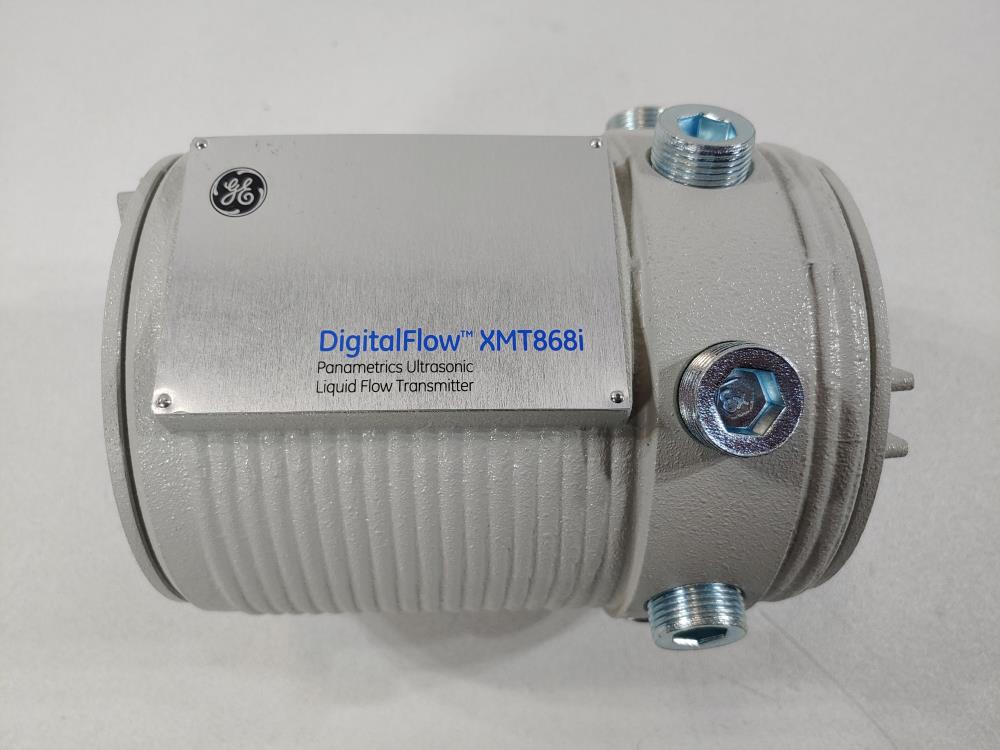 GE DigitalFlow XMT868i Panametrics Ultrasonic Liquid Flow Transmitter 