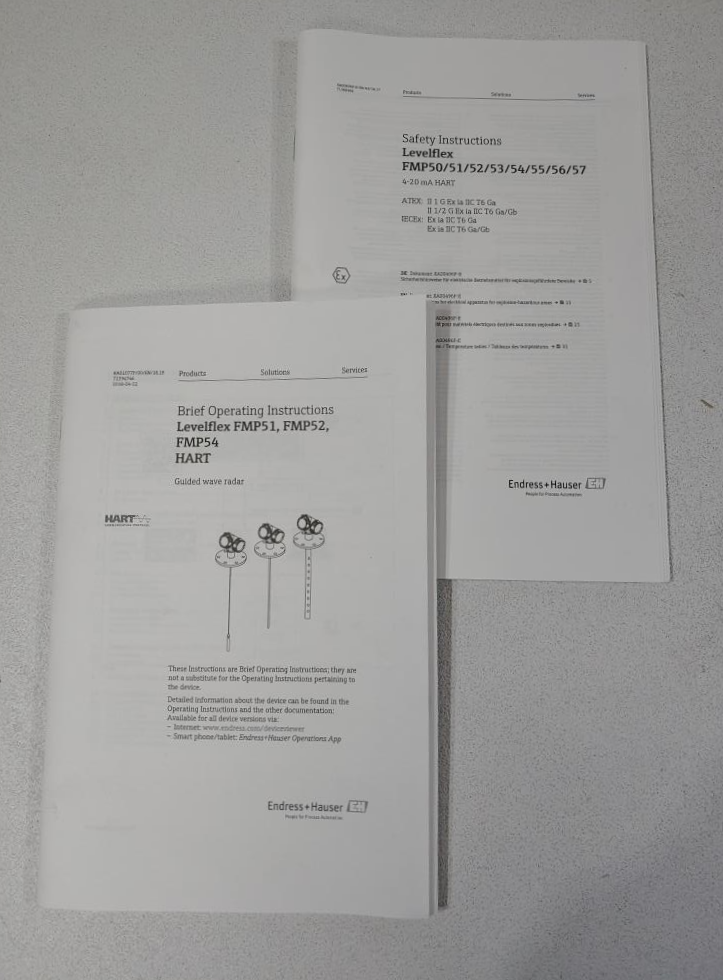 Endress Hauser Levelflex FMP51-3X2F8/0 Guided Wave Radar Level Transmitter