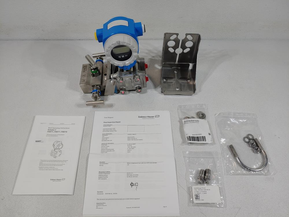 Endress Hauser PMD75-809Q8/101 Deltabar S Differential Pressure Transmitter 