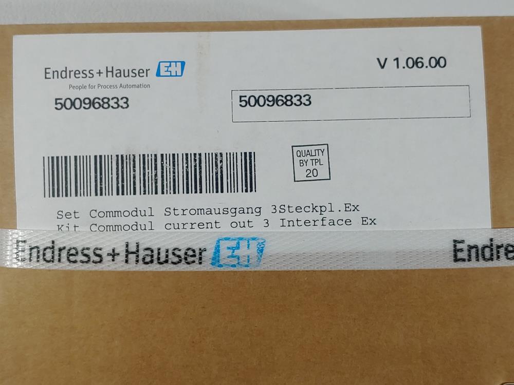 Endress Hauser Current Interface Board 50096833 * Factory Sealed *