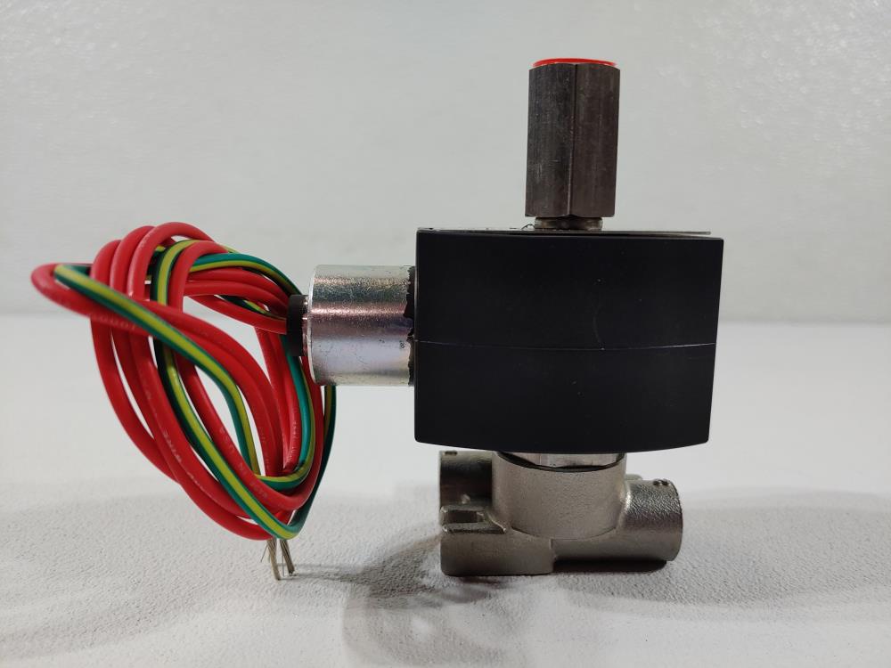 ASCO Red-Hat 1/4" FNPT 3-Way Stainless Steel Solenoid Valve Cat# EF8317G008