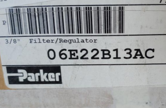 Parker Prep-Air II Piggyback 3/8" Body Regulator 06E22B13AC