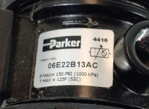 Parker Prep-Air II Piggyback 3/8" Body Regulator 06E22B13AC