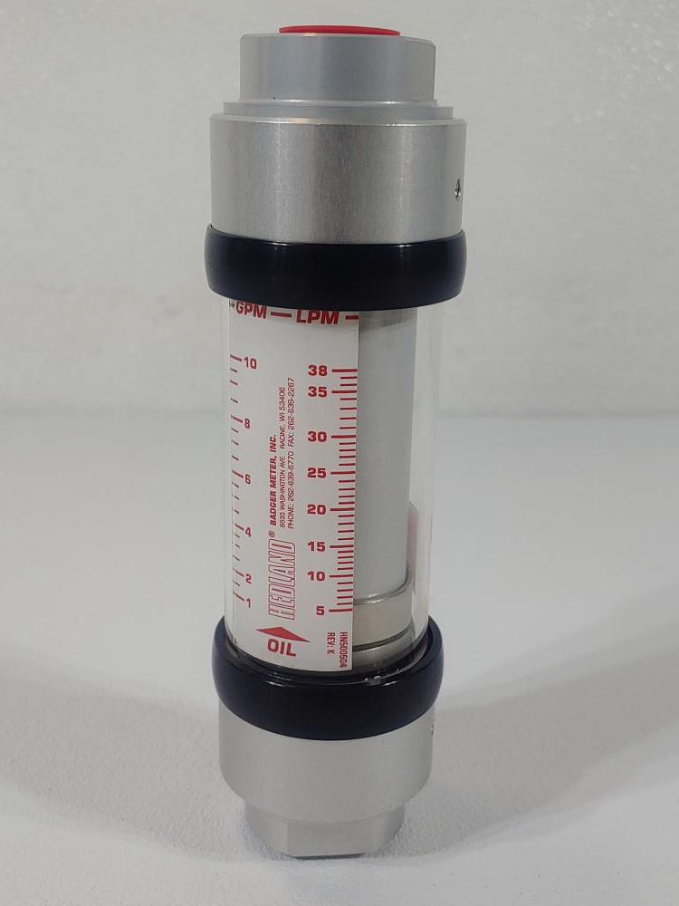 Badger Meter Hedland Variable Area Flow Meter 1/2" FNPT H601A-010-HT