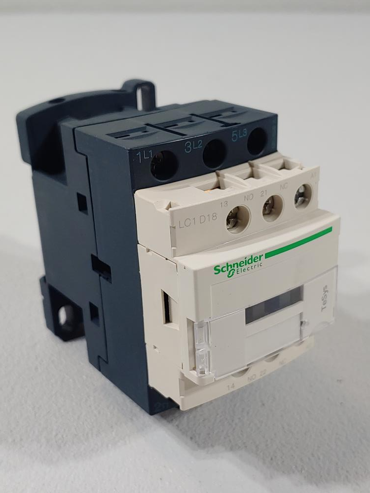 Schneider Electric 120V AC IEC Magnetic Contactor 3 Pole Non-reversing LC1D18G7