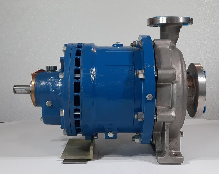 Klaus Union 3"X2"X10" 150# Flanged 316SS Magnetic Drive Pump SLMAVO 3X2X10 16F06