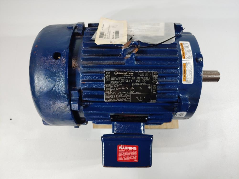 Marathon Electric 5 HP, 3535 RPM, 215T Frame, 460Volt Severe Duty Electric Motor