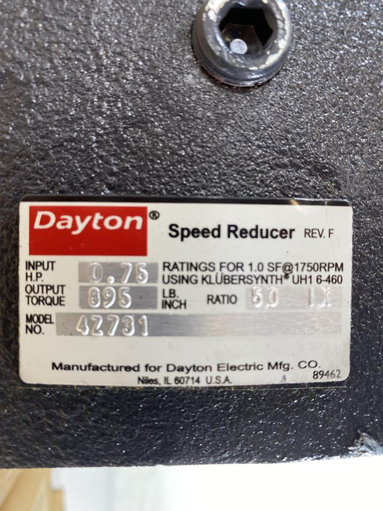 Dayton Speed Reducer Model 4Z731