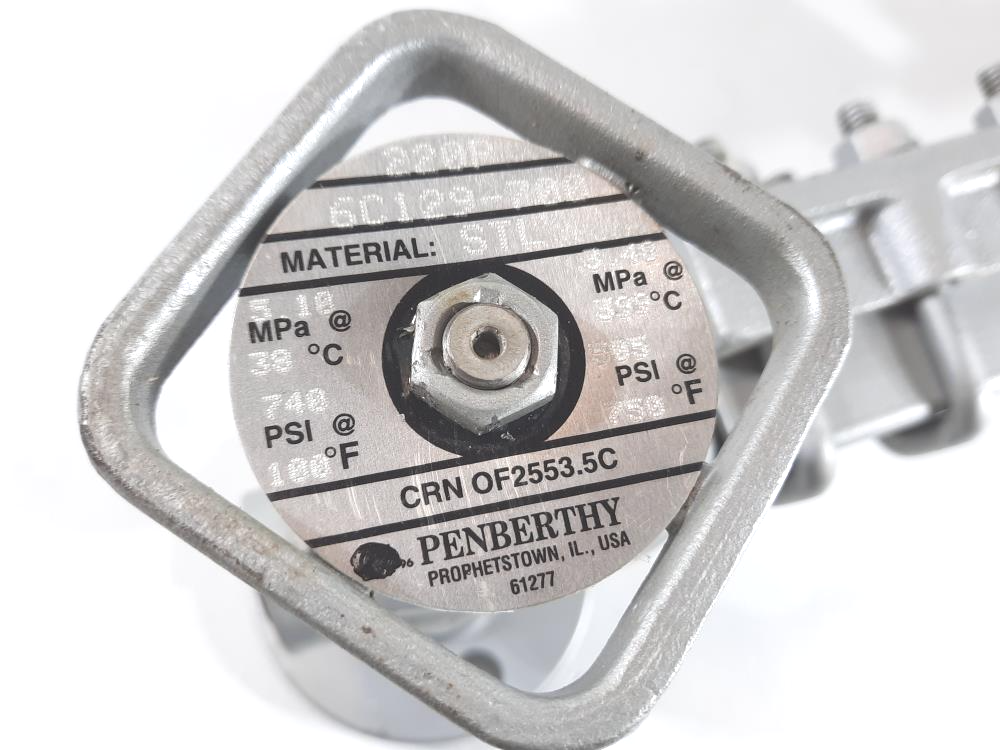 Penberthy Liquid Level Site Glass w/ 1" Flanged Gage Cock