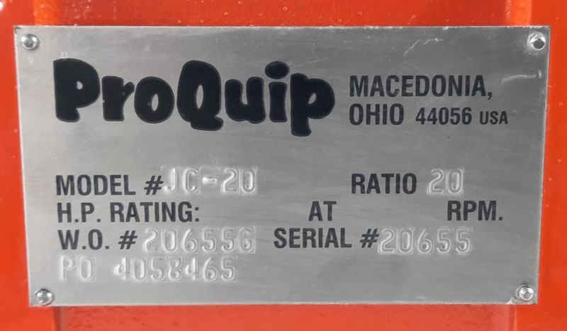 PROQUIP J-SERIES TOP ENTRY AGITATOR - Model JC-20