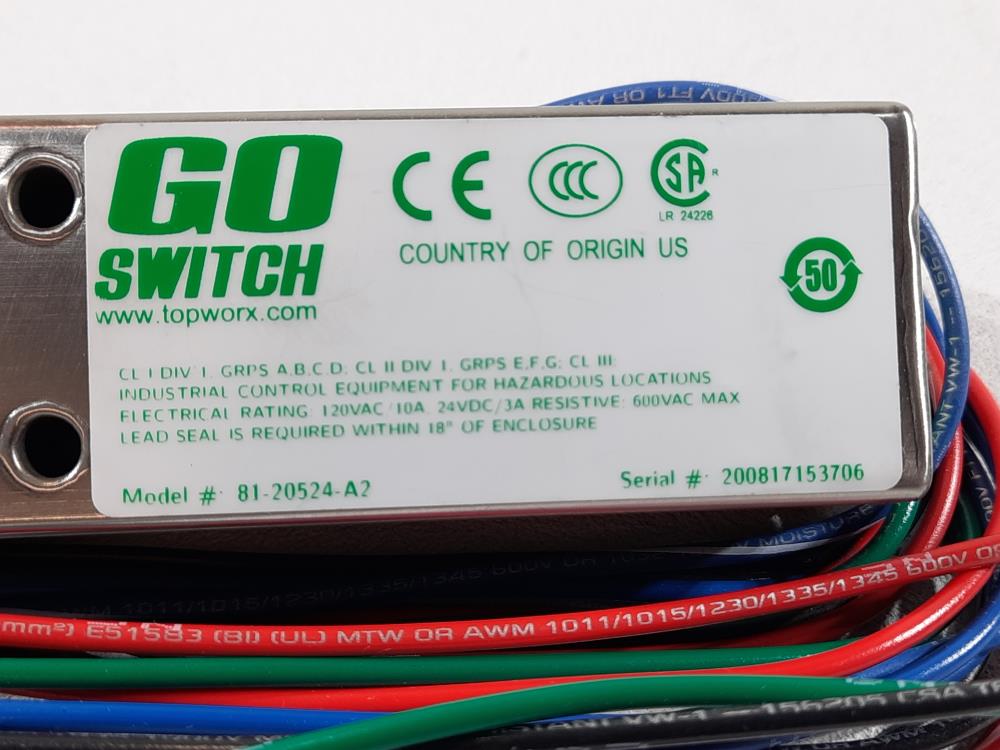 Topworx Go Switch 8120524A2