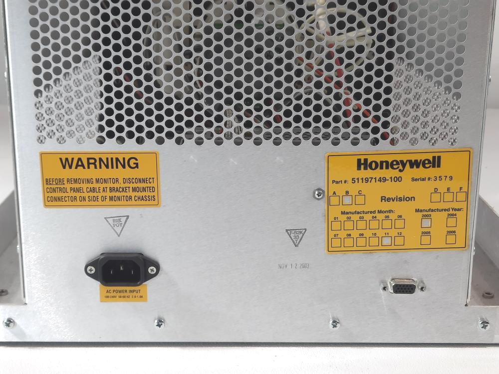 Honeywell Monitor P/N: 51197149-100