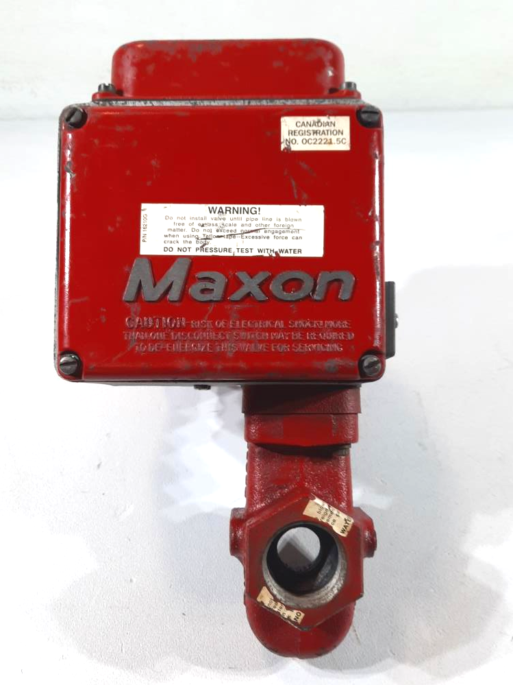 Maxon 1-1/2” Actuated “STO” Natural Gas Vent Valve, 1.5” STO-A 0