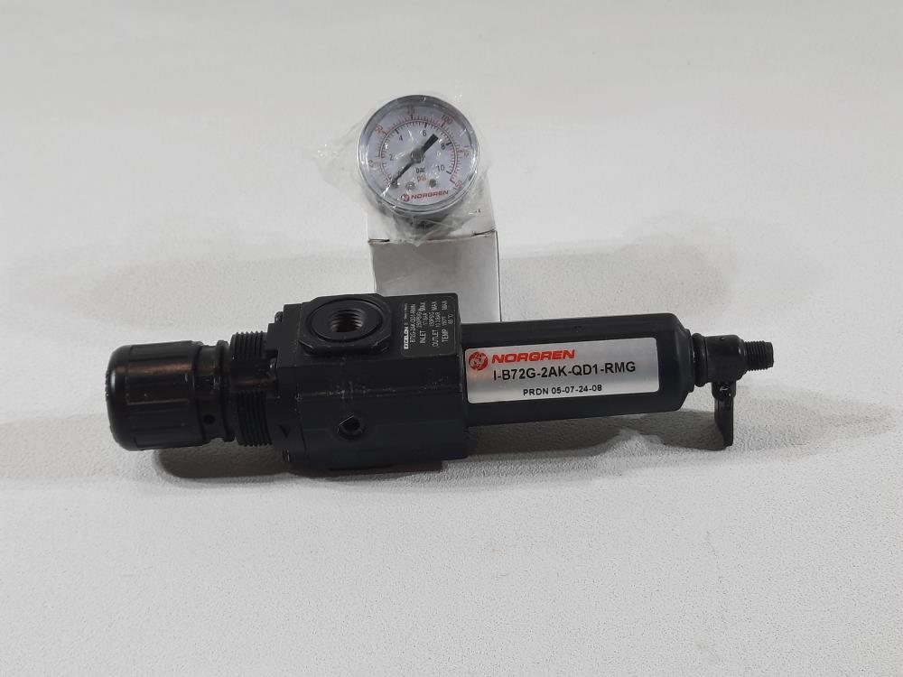 Norgren 1/4" NPT Filter Regulator I-B72G-2AK-QD1-RMG