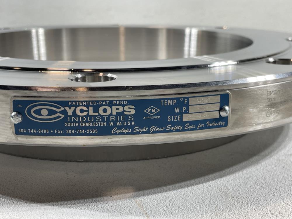 Cyclops 8" 150# Sight Glass 8FHS