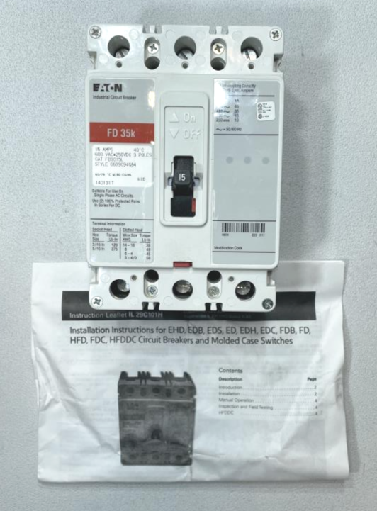 Eaton Molded Case Circuit Breaker FD3015L