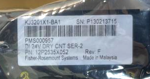 Delta V Fused I/O Terminal Block KJ3201X1-BA1