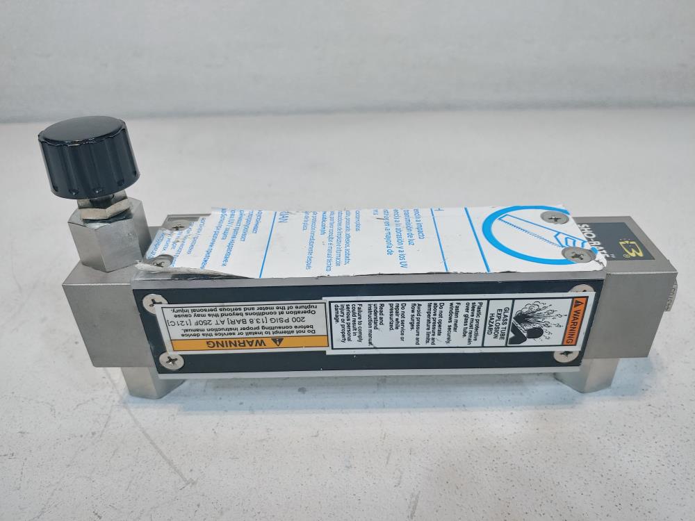 Brooks 3/8" Flow Meter, 1358F1E2FC2B1A