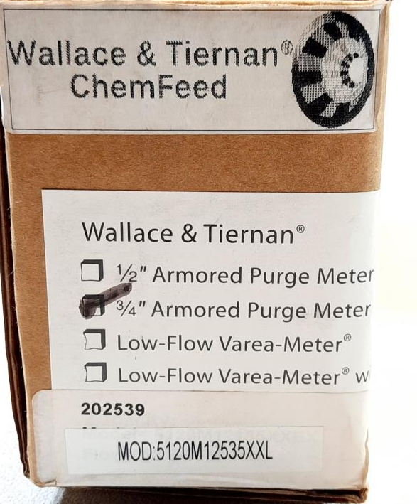 Wallace & Tiernan Armored Purge Meter #5120M12535XXL