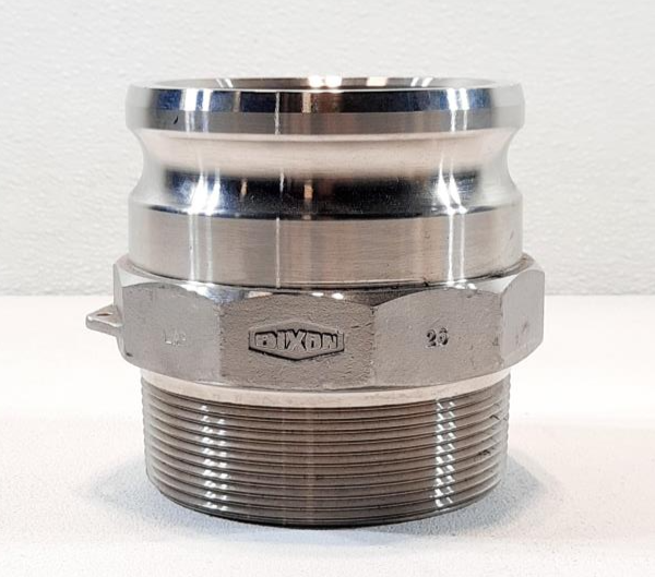 Dixon 4" Cam & Groove Type F Adapter x Male NPT 400-F-SS