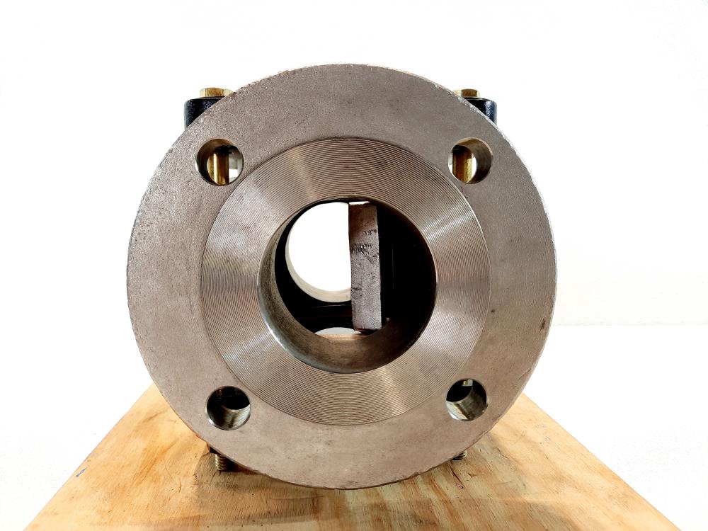 Jacoby Tarbox 3" Bullseye 316 Flanged Sightglass Flow indicator 910 FA-NF