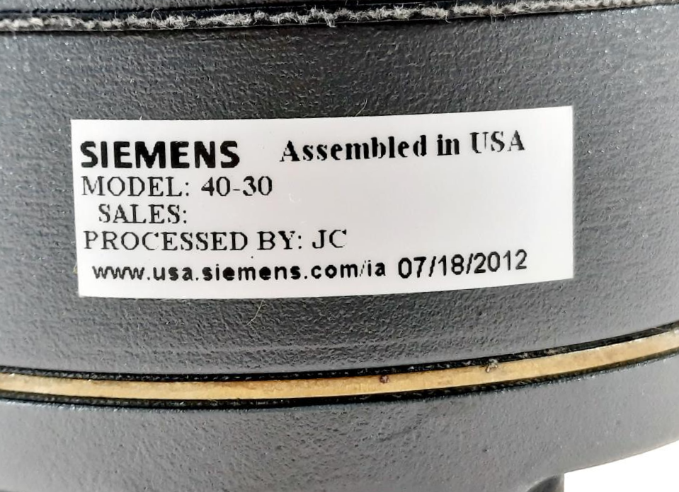 Siemens Pressure Regulator 40-30