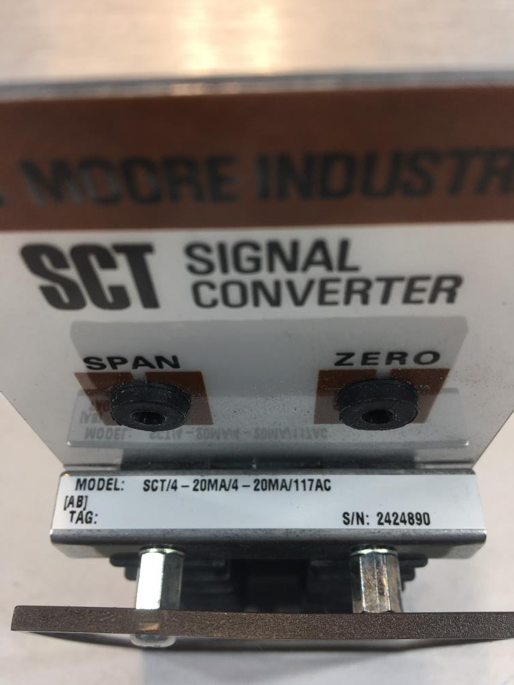 Moore industries SCT Signal Converter SCT/4-20MA/4-20MA/117AC