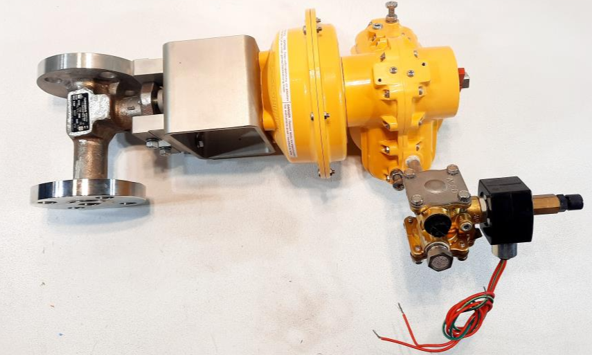 Flowserve  1"  300# CF8M Control Valve w/ Kinetrol Actuator