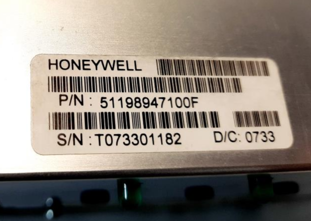 Honeywell Cherokee Power System Assembly - P/N: 51198947100F