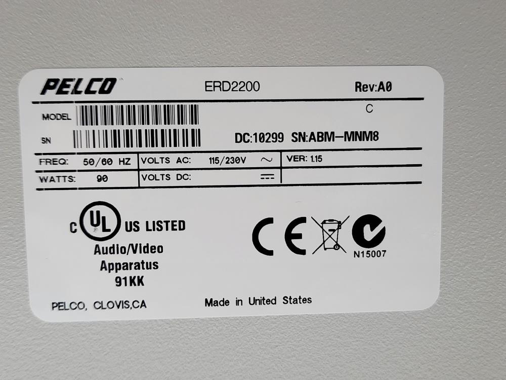 Pelco ERD2200 Outdoor Coaxitron Receiver