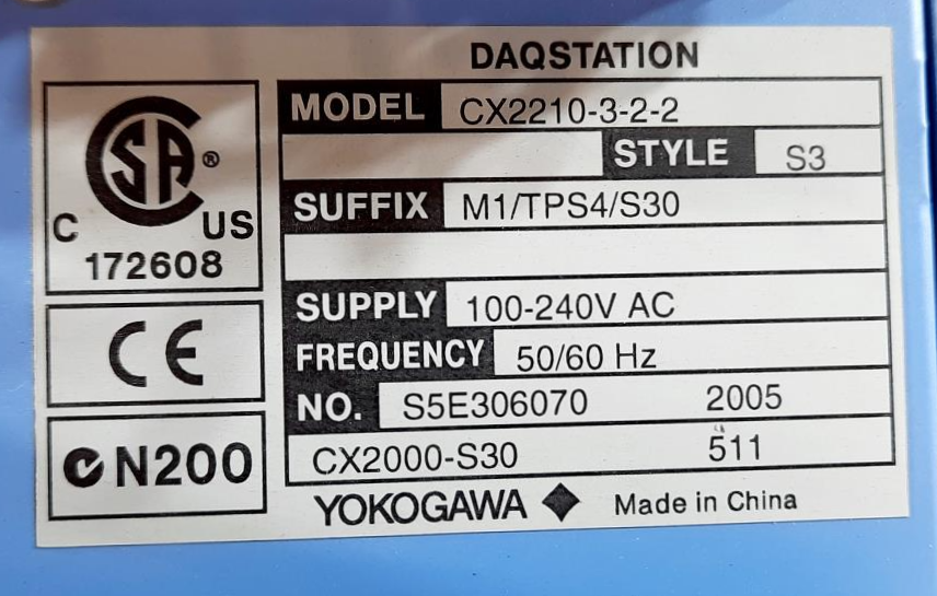 Yokogawa CX2000 Daqstation