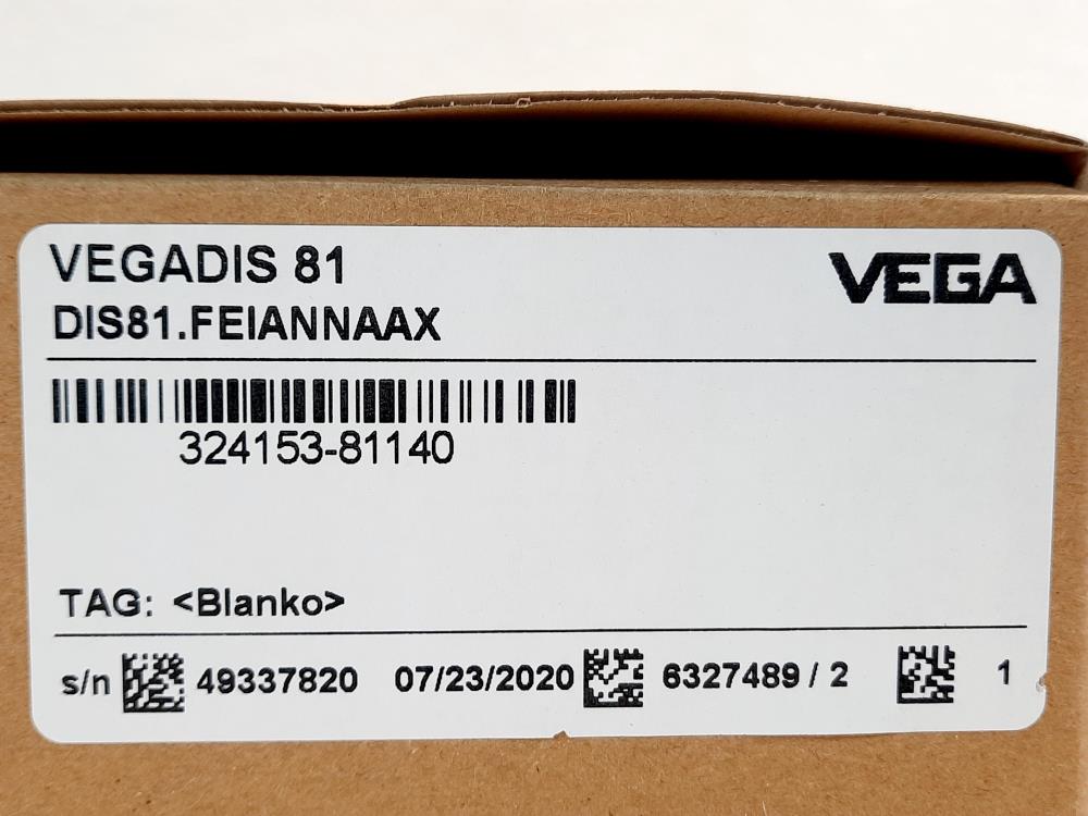 VEGADIS 81 External Display and Adjustment Unit Model#: FEIANNAAX