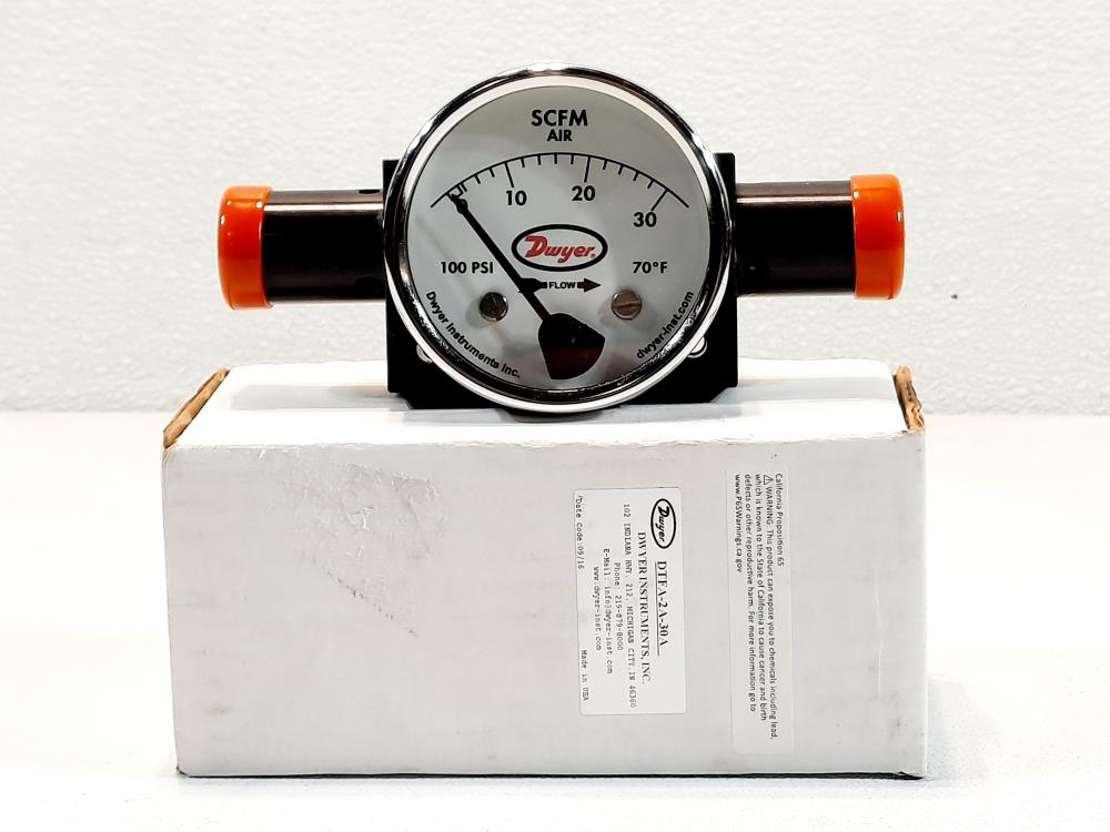 Dwyer Instruments Flow Meter, DTFA Series: DTFA-2A-30A