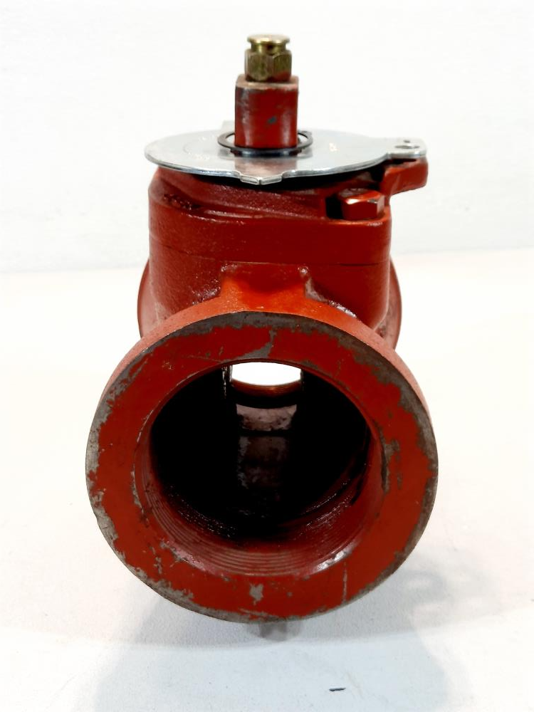 Nordstrom 142 Cast Iron Lubricated Plug Valve, 4" NPT Female.