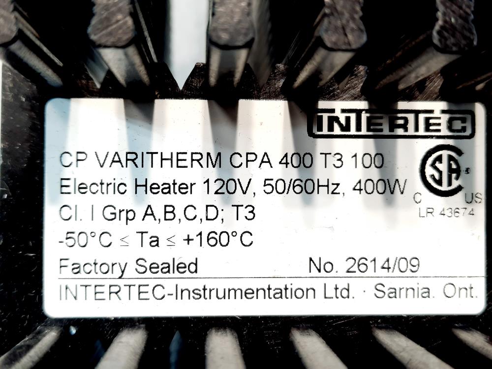 Intertec CP Varitherm CPA 400 T3 100 Electric Heater 