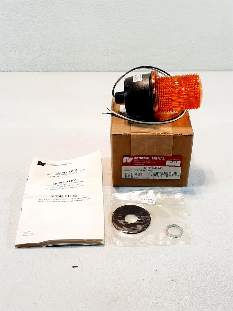 Federal Signal Streamline Strobe Light, LP3 Series Model#: LP3M-120A